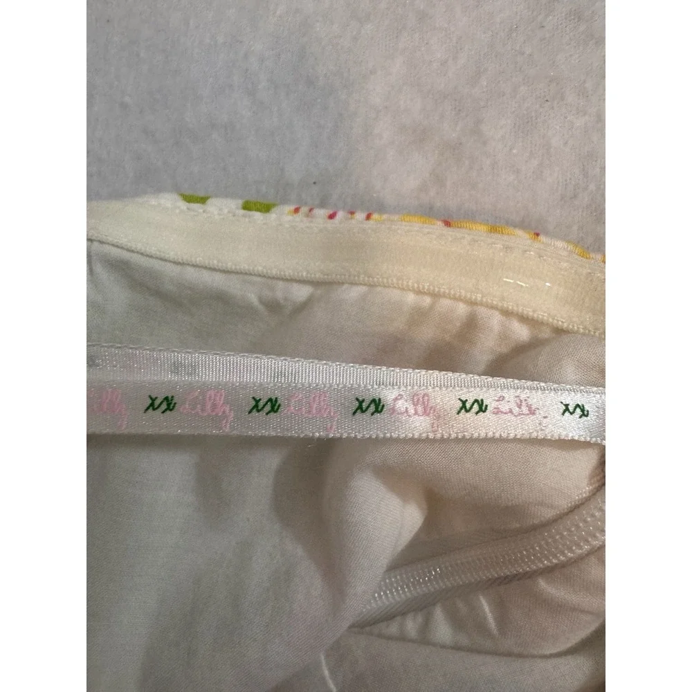 Lilly Pulitzer Romana Floral Lilly Fields Forever Halter Dress Size 12 - Picture 8 of 8